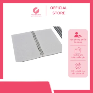 Sổ lò xo kép bìa nhựa