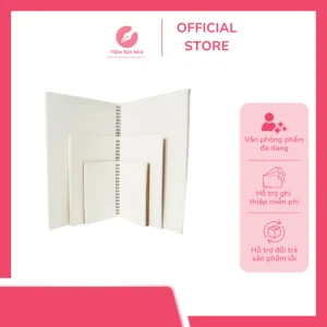 Sổ A4 A5 A6 100 trang giấy kem 10 balo pu 8