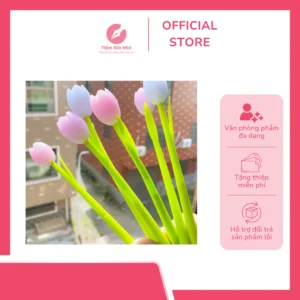 Set 5 Bút Gel Nước Hoa Tulip Đổi Màu Theo Ánh Sáng