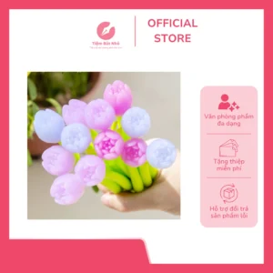 Alternative view of Set 5 Bút Gel Nước Hoa Tulip Đổi Màu Theo Ánh Sáng